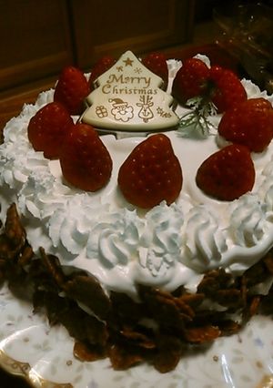 我が家のクリスマスケーキ-レシピのメイン写真