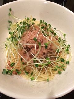 なめたけと大根おろしの和風パスタ-レシピのメイン写真