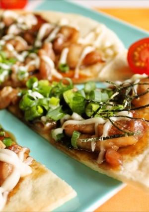 煮込み酢で簡単♪照り焼きチキンピザ-レシピのメイン写真