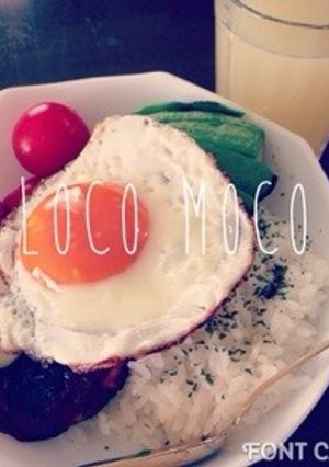 豆腐ハンバーグで、ヘルシーなロコモコ丼-レシピのメイン写真