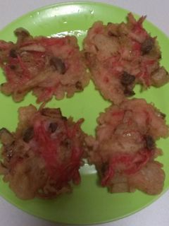 ☆★紅しょうがのかき揚げ☆★-レシピのメイン写真