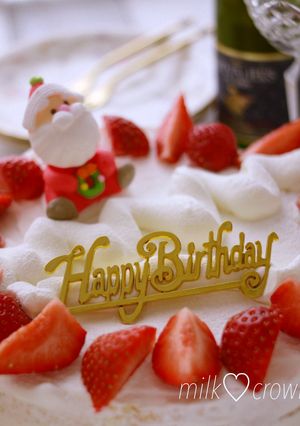 クリスマスケーキ〜サントレノ~-レシピのメイン写真