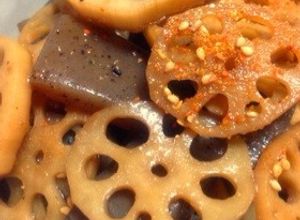 レンコンとこんにゃくのピリ辛炒め-レシピのメイン写真