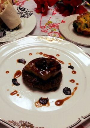フォアグラとお肉のトリュフソテー-レシピのメイン写真
