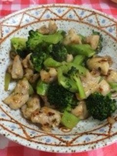 ブロッコリーと鳥肉の中華炒め-レシピのメイン写真