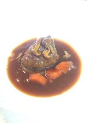 ビーフシチューハンバーグ-レシピのメイン写真
