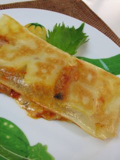 キムチ餅 ~ガレット風~-レシピのメイン写真