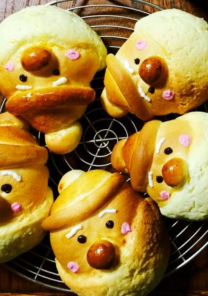 サンタクロース☆クリスマス！パン-レシピのメイン写真