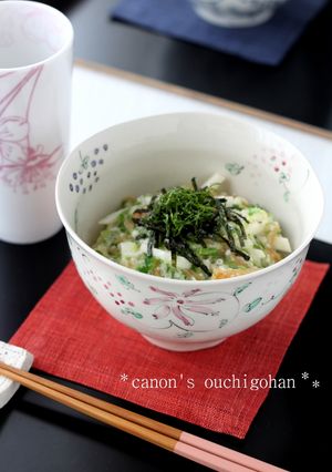 なめたけとオクラの山かけとろろ丼　-レシピのメイン写真