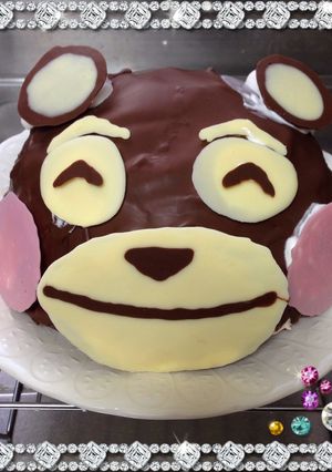 くまモンケーキ-レシピのメイン写真