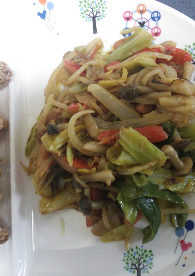 カレーマヨ風味の野菜炒め-レシピのメイン写真