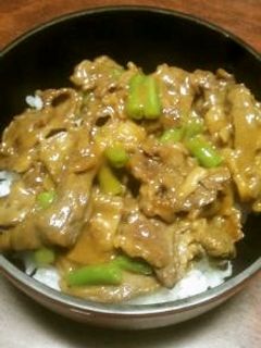 一人のお昼に!牛焼肉丼♡-レシピのメイン写真