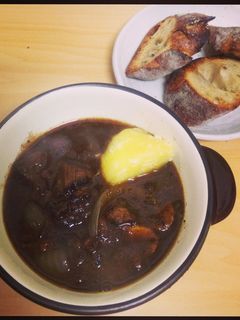 圧力鍋でビーフシチュー-レシピのメイン写真