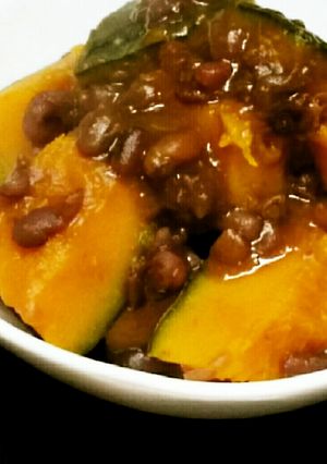 小豆缶★南瓜と小豆の煮物（いとこ煮）-レシピのメイン写真