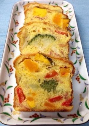 野菜たっぷりケークサレ-レシピのメイン写真