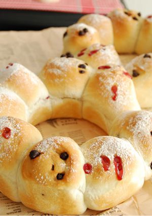 クリスマスリースパン第3弾-レシピのメイン写真