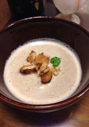 絶品！シナモン風味のアーモンドスープ-レシピのメイン写真