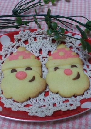 クリスマス サンタさん クッキー-レシピのメイン写真