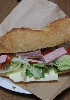 サブウェイ風サンドイッチ♥朝食にどうぞ！-レシピのメイン写真
