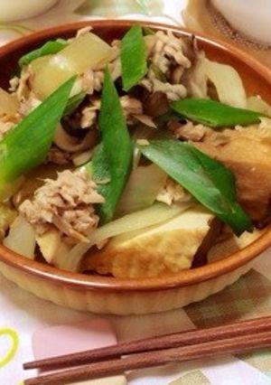 絹厚揚げとツナの煮物-レシピのメイン写真