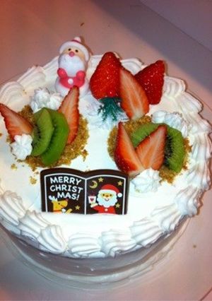クリスマスケーキ-レシピのメイン写真