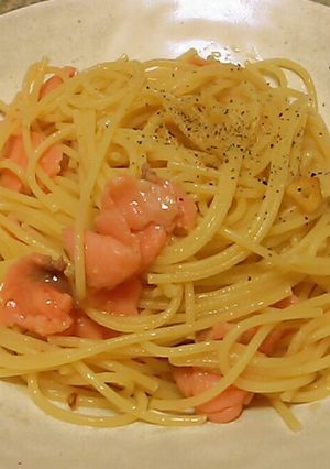 【男の料理】スモークサーモンの山葵パスタ-レシピのメイン写真