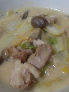 ☆白菜と豚肉ときのこのクリーム煮☆-レシピのメイン写真