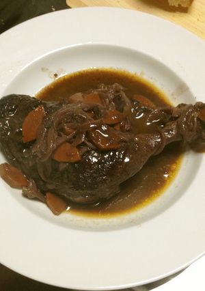 コック・オー・ヴァン　鶏肉の赤ワイン煮-レシピのメイン写真