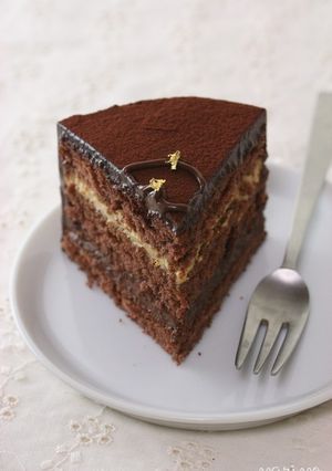 ２人用クリスマスケーキ★チョコ珈琲ケーキ-レシピのメイン写真