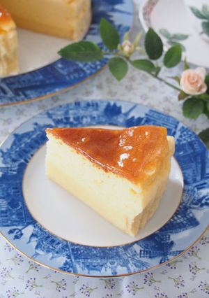 母のスフレチーズケーキ-レシピのメイン写真