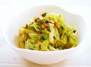 茹でキャベツのねぎおかか和え♪-レシピのメイン写真