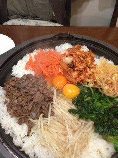 ホットプレートでビビンパ-レシピのメイン写真