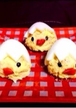 ゆで卵アレンジ☆産まれたてのヒヨコちゃん-レシピのメイン写真