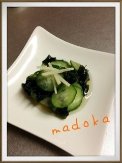 きゅうりとわかめの酢の物-レシピのメイン写真