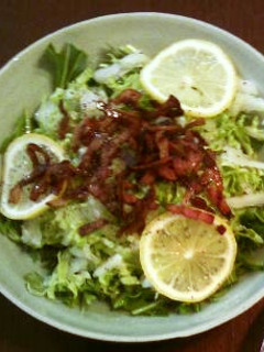 水菜と白菜のシャキシャキサラダ-レシピのメイン写真