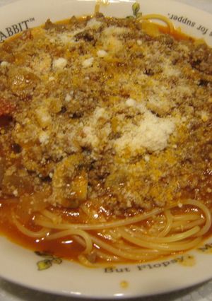 10分でミートソースパスタ-レシピのメイン写真