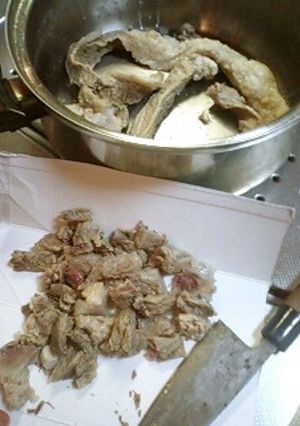 牛スジの下ごしらえ-レシピのメイン写真