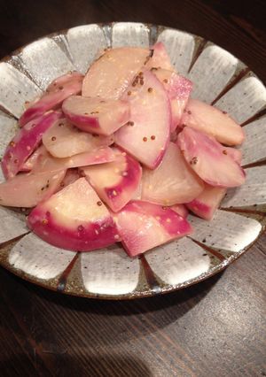 赤かぶの粒マスタードクリームソテー-レシピのメイン写真