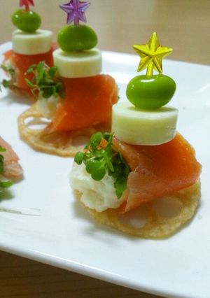クリスマス☆スプラウトで簡単ピンチョス-レシピのメイン写真