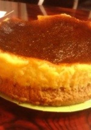 ココアとナッツが入った二層のチーズケーキ-レシピのメイン写真