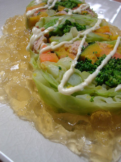 ツナと野菜のテリーヌ風サラダ-レシピのメイン写真