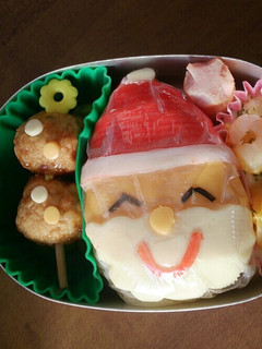 サンタクロース簡単キャラ弁-レシピのメイン写真