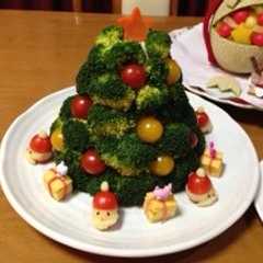 クリスマスツリーサラダ-レシピのメイン写真