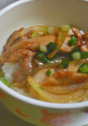 鶏もも肉の生姜焼き丼-レシピのメイン写真