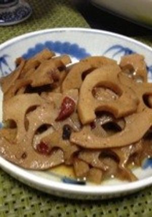 ピリっとレンコンきんぴら-レシピのメイン写真