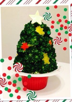 クリスマスツリーinポテトサラダ-レシピのメイン写真