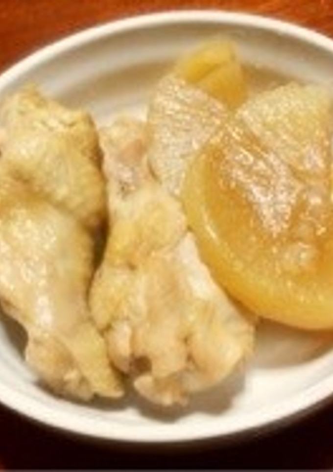 我が家の大根と手羽元の煮物-レシピのメイン写真