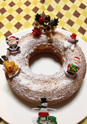 クリスマスケーキ☆リース型☆-レシピのメイン写真