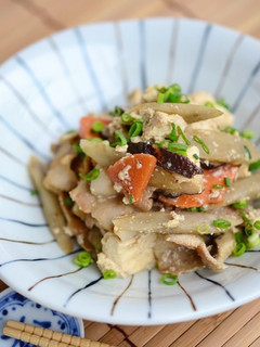 ごぼうたっぷり炒り豆腐【作りおき】-レシピのメイン写真