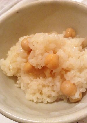 たきこみごはん ひよこ豆-レシピのメイン写真